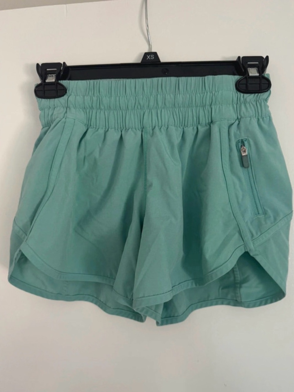 Lululemon turquoise athletic shorts